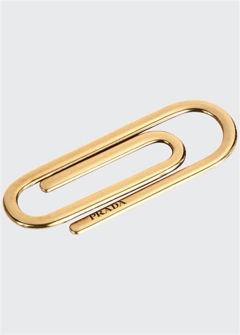 prada money clip paper clip.